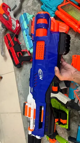 Used Nerf Gun Elite Trilogy DS-15 blaster