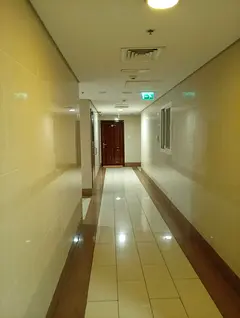 1BR Apartment for Rent in Al Majaz 3, Building, Balcony, Side Sea View, 1 Bathroom, Built-in Storage
