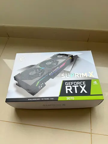 MSI GeForce RTX 3070 Suprim X - Boxed GPU Excellent Condition