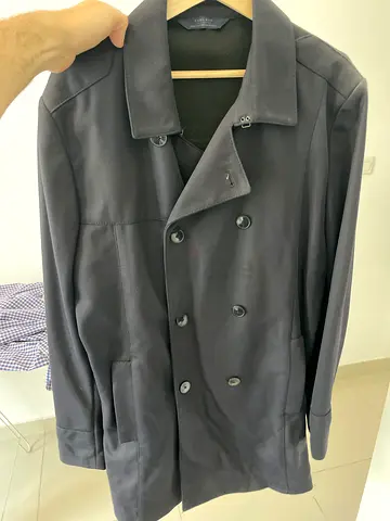 ZARA Mens navy double-breasted blazer - good condition-jacket