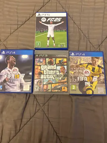 Collection of FIFA and GTA PS3/PS4/PS5 Games - Good Condition