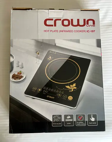 Crown IC-197 Infrared Hot Plate / Single Burner Cooker