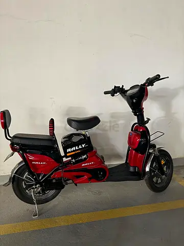 Red Rally Electric Bike / Perfrct Condition - like brand new and used only couple of times