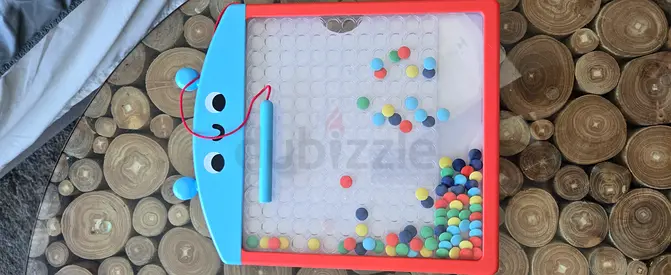 Magnetic Peg Board Toy - Kids Sorting and Fine Motor Game