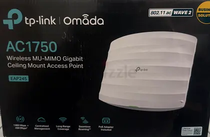 TP-Link Omada AC1750 Wireless MU-MIMO Gigabit Ceiling Mount Access Point EAP245