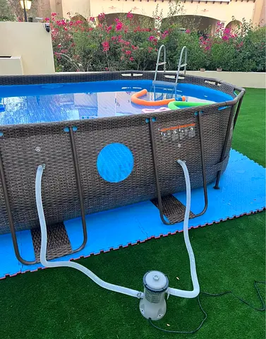 Bestway Power Steel Swim Vista Series Oval Pool