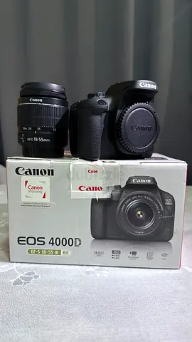 Canon EOS 4000D DSLR with EF-S 18-55mm Kit Lens - Excellent Condition