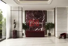 Modern Office | Binghatti Ruby | Park & Pool Outlook