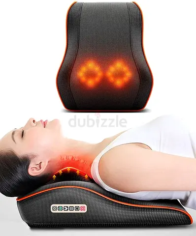 Shiatsu Back  Neck Massager Cervical Spine Pillow Massager Neck Massager Pillow Neck Waist Shoulder