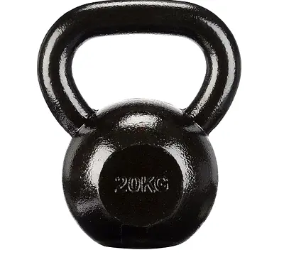 2× 20kg Cast Iron Kettlebell - Good Condition