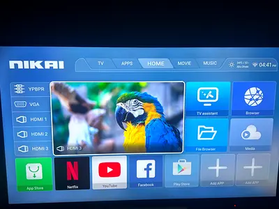 Nikai 55” UHD 4K Smart LED TV – Excellent Condition