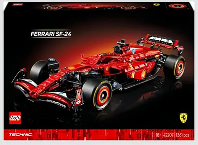 LEGO Technic Ferrari SF-24 (42207) - 1361 pcs, Brand New/Sealed