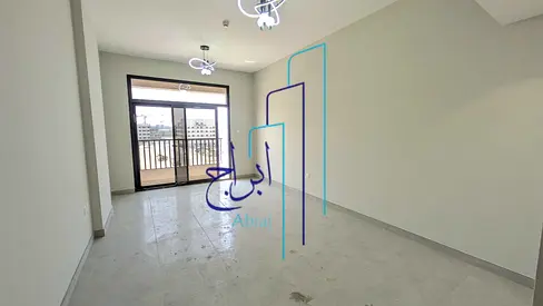 Brand New 12 cheque payment 1bhk apartment with balcony| built-in wardrobe| full glass window | inc