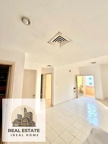 🔥 Big Size … 1 BHK Apartment | 2 Washrooms + Balcony + Built-in Wardrobes | Central AC | Al Qasimi