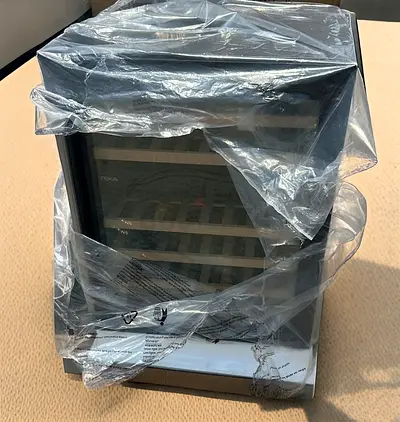 TEKA RVF 20110 GBK Wine Cooler | 110 Bottles | Black Glass | Premium