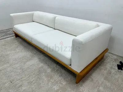 Like new condition cratebarrel three seater sofa