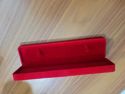 MOVING OUT SALE: Red Velvet Long Jewelry/Medal Presentation Box