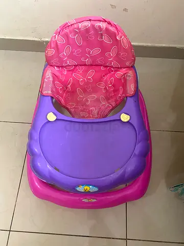 Pink and Purple Baby Walker in Good Used Condition