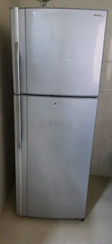 Toshiba double-door refrigerator in good working condition