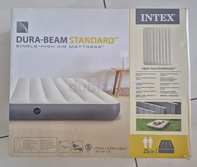 Intex Dura-Beam Standard Single-High Air Mattress (1,52mx2.03mx0.25m)