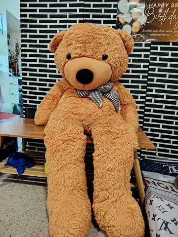 URGENT: MOVING OUT SALE- Large Brown Giant Teddy Bear Plush