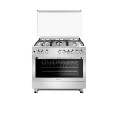Super General 90X60 Cm 5 Burner Cooking Range with Turbo Fan - 1 Year Warranty