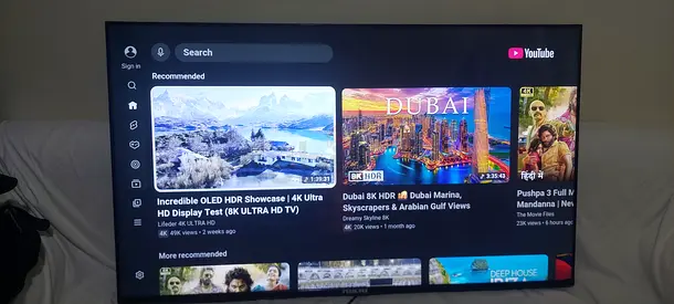 Nikai smart android TV 60 inches