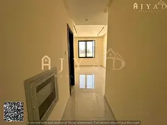For rent: 1 bedroom apartment in Al Jurf 3 Ajman, new building, 2 bathrooms, one month free, prime l