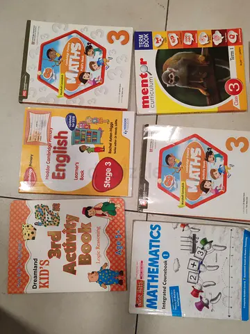 Set of Grade 3 Educational Workbooks — Maths, English, Activity More (6 books)