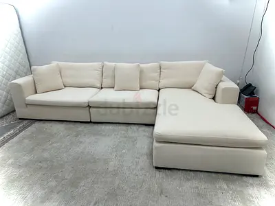 Like new condition marina home lshape sofa