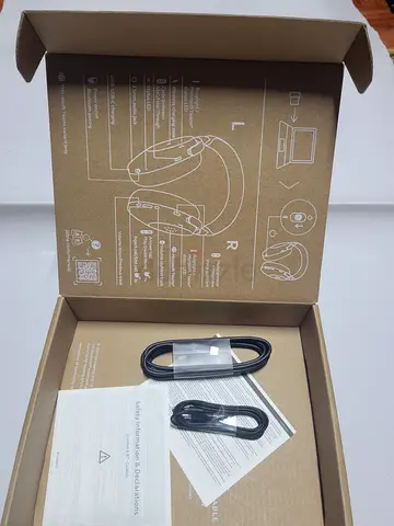 Jabra Evolve3 85 Wireless Bluetooth Headset, Link 390c, with AI Noise Cancellation, ClearVoice Micro