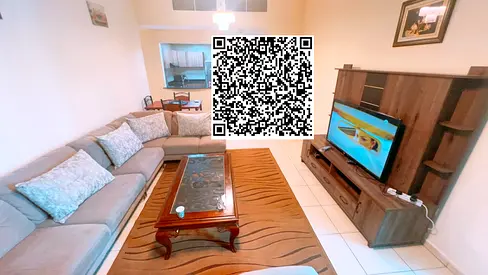 Wonderful one-bedroom apartment with a living room for monthly rent in Ajman One Towers (Al Rashidiya 3), Ajman.