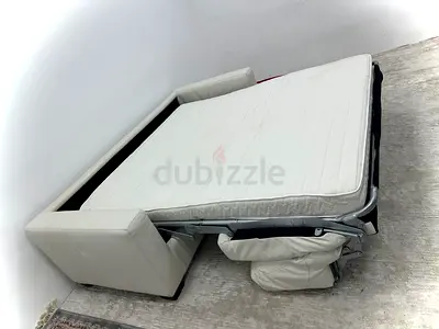 Leather Natuzzi sofa bed