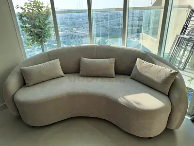 3 seater curved sofa - brand new from HOME