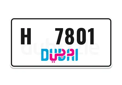 4 digit car number plate