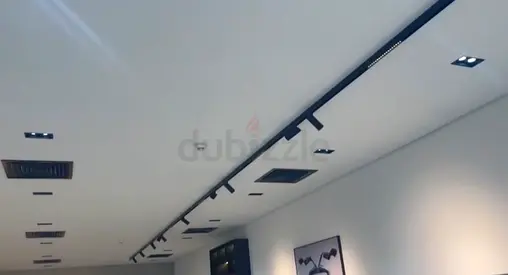 Modern Black Magnetic Track Lighting System 3 Meter