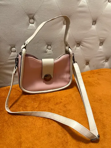 Pink and Off-white Womens Crossbody Handbag from Armenia