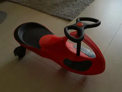 Red Wiggle Car Ride-On Toy for Kids - Good Condition