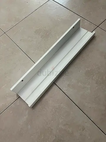 IKEA MOSSLANDA shelves  (2 pcs) – White 55 and 155 cm