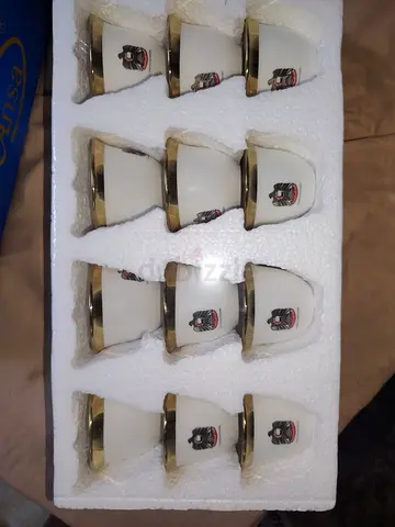 Ansa coffee cups 12pc set. Per box 55. 10 box available