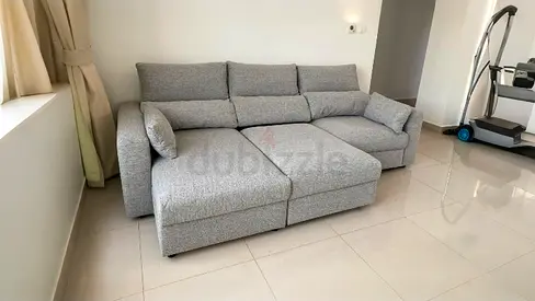 IKEA Esklstuna L Shape Sofa Bed grey