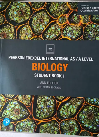 Pearson Edexcel International AS/A Level Biology Student Book 1 - Ann Fullick