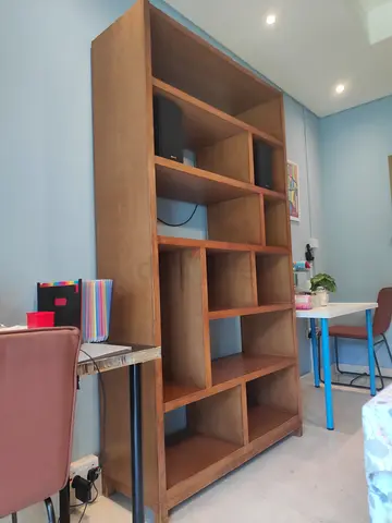 Large Wooden Bookshelf / Display Unit - Good Condition