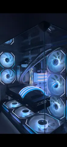white gaming pc