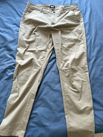 DKNY Beige mens chinos / casual trousers - size M