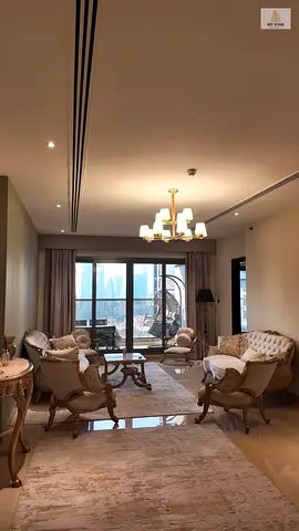 شقة من ثلاث غرف نوم | تصميم واسع | برج خليفة