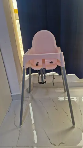 IKEA baby high chair with safety straps