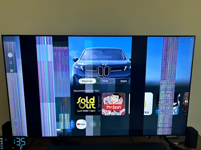 65 inch Samsung Smart LED TV with Screen  (Visible Vertical Lines) -