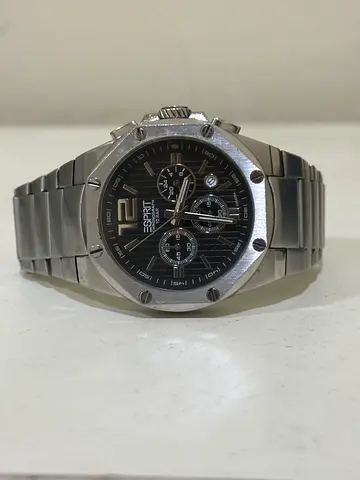 Stainless Steel Mens Esprit Chronograph Watch – Good Condition
