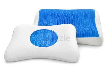 Pair of cooling gel memory foam pillows - like new